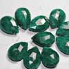 Green Emerald faceted Beads  Quality A Grade Size - 22 MM  approx.